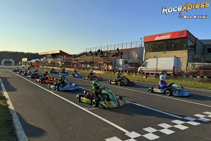 Karttalent Mats Huygens boekt eerste zege in Honda 9PK Junioren tijdens NK IAME!