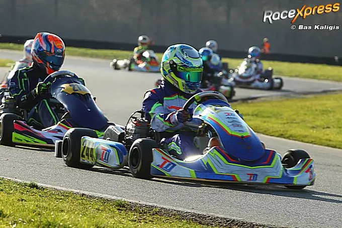 Thierry Delré ziet zijn team Delré Racing schitteren op NK IAME