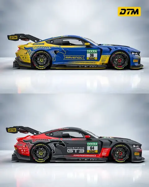 HRT Ford Performance DTM 2025 Arjun Maini Fabio Scherer Foto 3