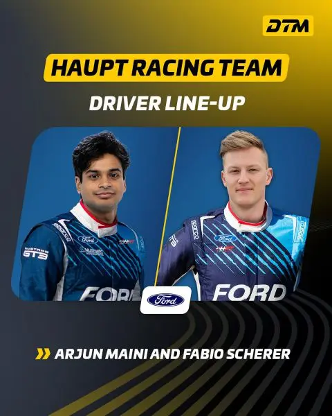 HRT Ford Performance DTM 2025 Arjun Maini Fabio Scherer Foto 2