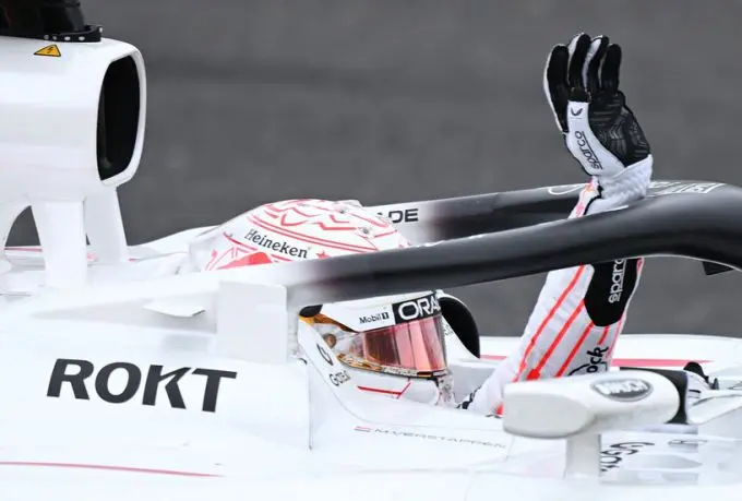 Max Verstappen winnaar GP Japan 2025 perfect afscheid Honda Foto 13