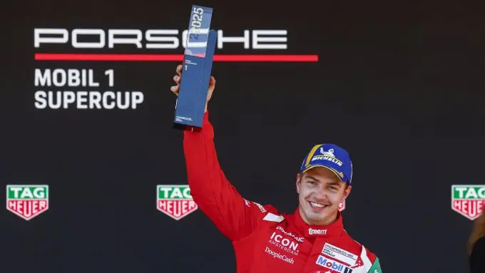 Porsche Mobil 1 Supercup @  Formula 1 TAG Heuer Grand Prix de Monaco 2025 Foto 4 Dirk Schouten rookie winnaar