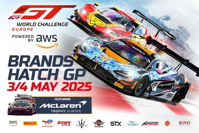 GT World Challenge Europe powered by AWS Sprint Cup Brands Hatch event poster