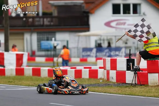 Denver Bos als eerste over de finish in Kerpen