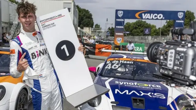 Porsche Sixt Carrera Cup Deutschland Norisring Foto 17 Robert de Haan winnaar