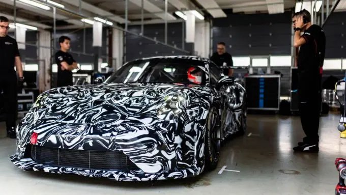 De nieuwe Porsche 911 Cup gespot in zijn camouflage livery Foto 2