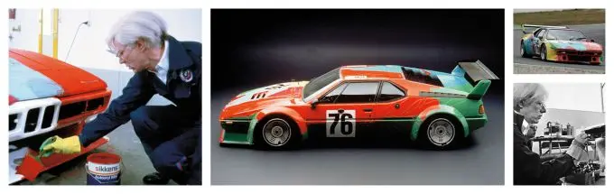 Fine Art on Wheels BMW Art Cars tentoonstelling Louwman Museum #4 Andy Warhol collage