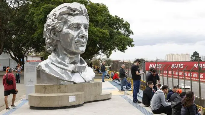 FIA WEC 6 uur van São Paulo Foto 6 Senna Memorial Bron foto: Porsche Newsroom