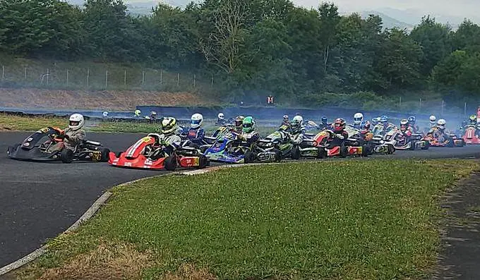 Mick Blankespoor karting