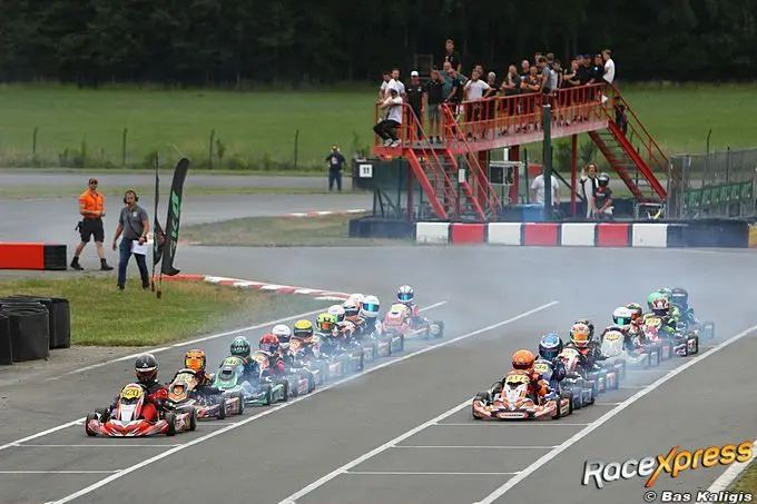 Daan van Dam van pole naar podium