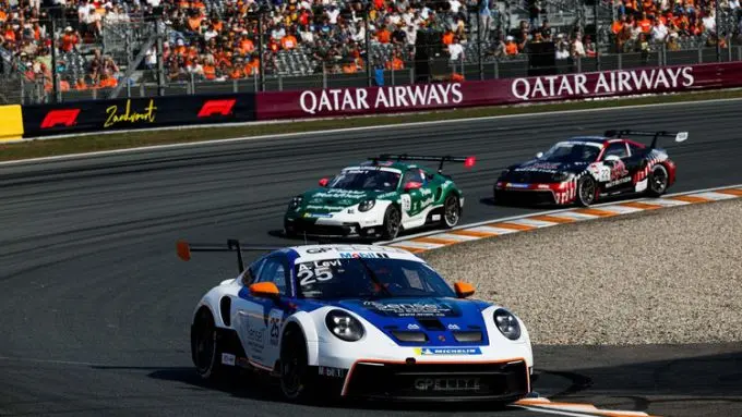 Porsche Mobil 1 Supercup Zandvoort 29-31 augustus 2025 Foto 5 Ariel Levi op vierde plaats