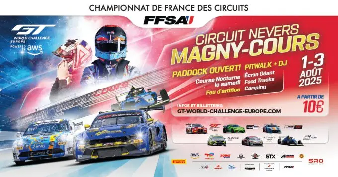 GT World Challenge Europe powered by AWS - Sprint Cup 2025 in Magny-Cours event poster