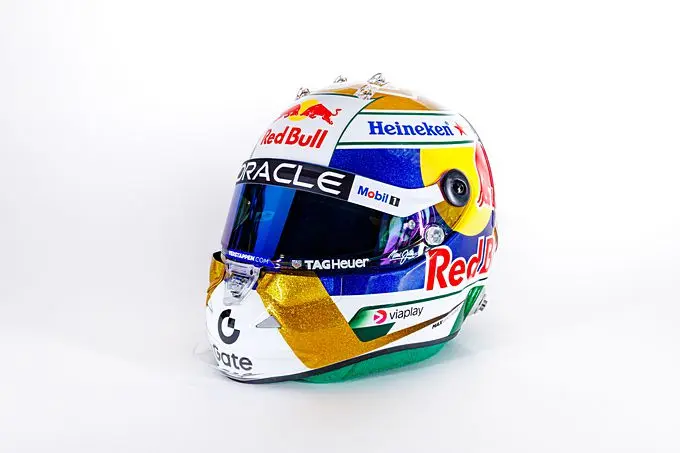 Special design helm Max Verstappen