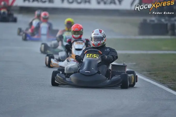 Mark Verhoeven op weg naar het podium