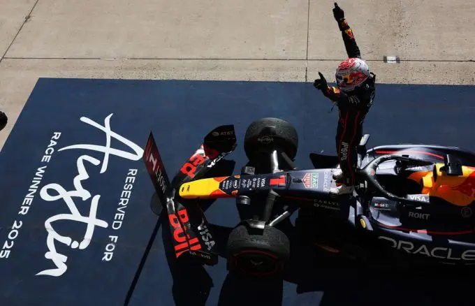 Max Verstappen wint F1 2025 Circuit of the Americas (COTA)
