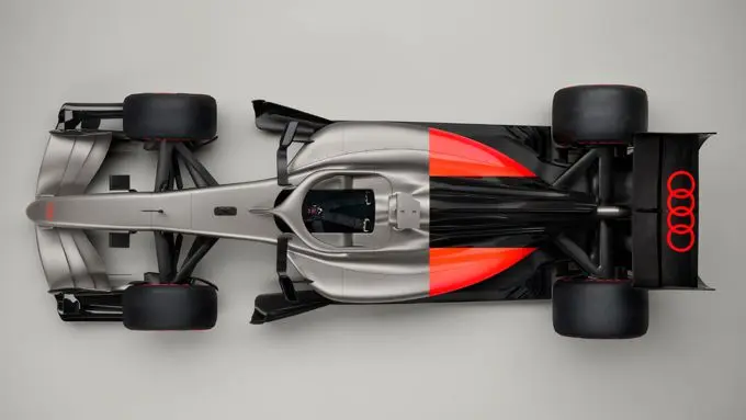 Audi onthult design Formule 1-auto voor 2026