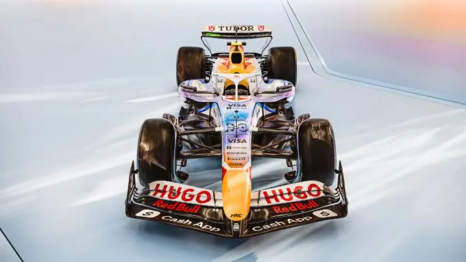 Visa Cash App Racing Bulls & Cash App onthullen een nieuwe holografisch geïnspireerde livery voor de Grand Prix van Las Vegas