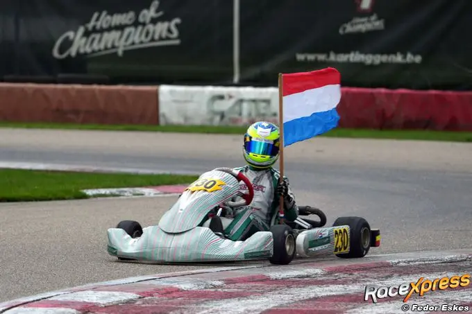 Karttalent Boaz Maximov toont ijzersterke zenuwen en kroont zich tot Nederlands kampioen