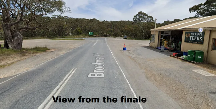 Zielgerade Bild relativ breite, gerade Straße<br>