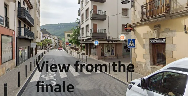 Bild Zielbereich normale, gerade Straße&amp;lt;br&amp;gt;