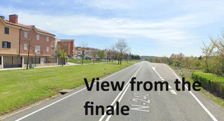 Bild Zielbereich, breite, gerade Straße<br>