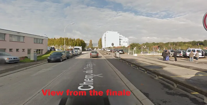 Bild Zielbereich normale, gerade Straße&amp;lt;br&amp;gt;