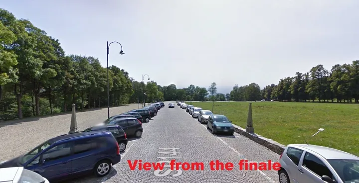 Bild Zielbereich, normale gerade Straße&amp;amp;amp;lt;br&amp;amp;amp;gt;