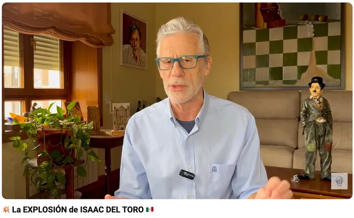 Javier Ares spricht auf seinem YouTube-Kanal über Isaac del Toro