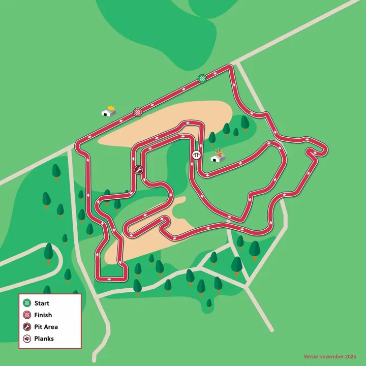 Streckenkarte Weltcup Koksijde 2025