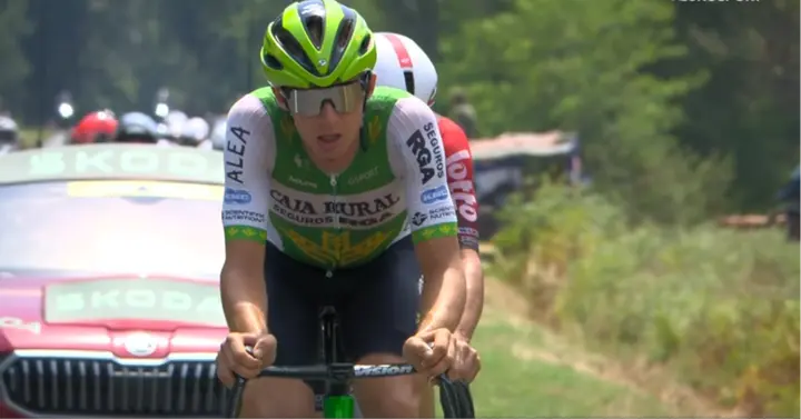 Jakob Otruba und Baptiste Veistroffer prägten die 7. Etappe der Tour de France.
