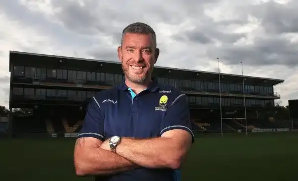 WORCESTER, ENGLAND - SEPTEMBER 23: Dean Ryan, Director of Rugby of Worcester Warriors poses for a portrait at the photocall held at Sixways Stadium on September 23, 2015 in Worcester, England. (Photo by Matthew Lewis/Getty Images)