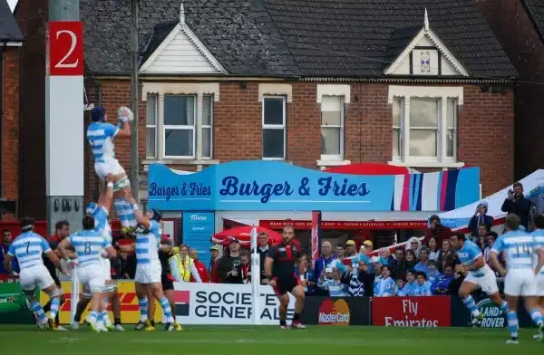 GLOUCESTER, ENGLAND - SEPTEMBER 25: A general view of Kingsholm during the 2015 Rugby World Cup Pool C match between Argentina and Georgia at Kingsholm Stadium on September 25, 2015 in Gloucester, United Kingdom. (Photo by Stu Forster/Getty Images)