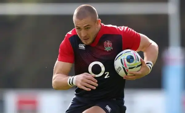 during the England training session at Pennyhill Park on September 29, 2015 in Bagshot, England.