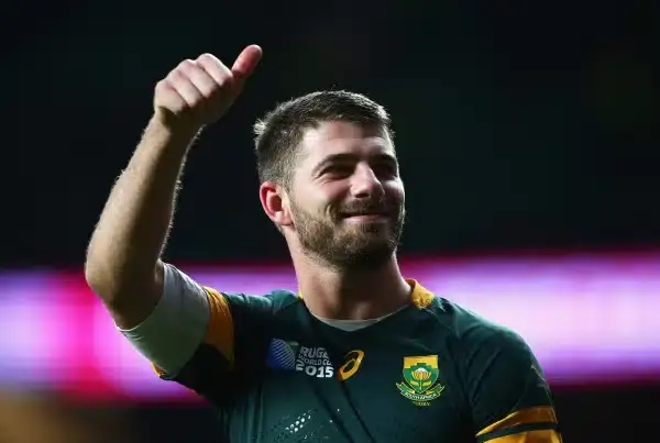 during the 2015 Rugby World Cup Quarter Final match between South Africa and Wales at Twickenham Stadium on October 17, 2015 in London, United Kingdom.
