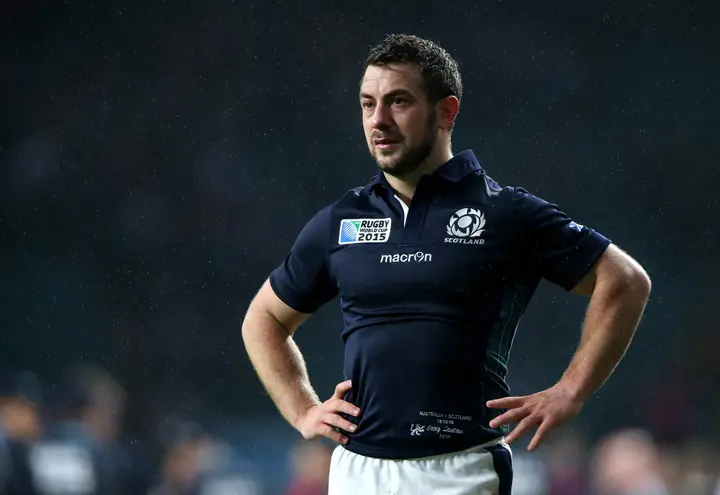 during the 2015 Rugby World Cup Quarter Final match between Australia and Scotland at Twickenham Stadium on October 18, 2015 in London, United Kingdom.