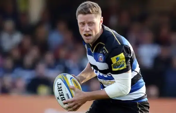 BATH, ENGLAND - OCTOBER 31: Rhys Priestland of Bath Rugby during the Aviva Premiership match between Bath Rugby and Harlequins at the Recreation Ground on October 31, 2015 in Bath, England. (Photo by David Jones/Getty Images)