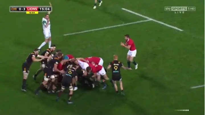 watch jared payne joins scrum lions win penalty 1