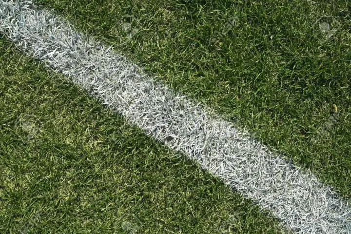 1831915 white boundary line of a generic playing field football soccer baseball rugby cricket etc