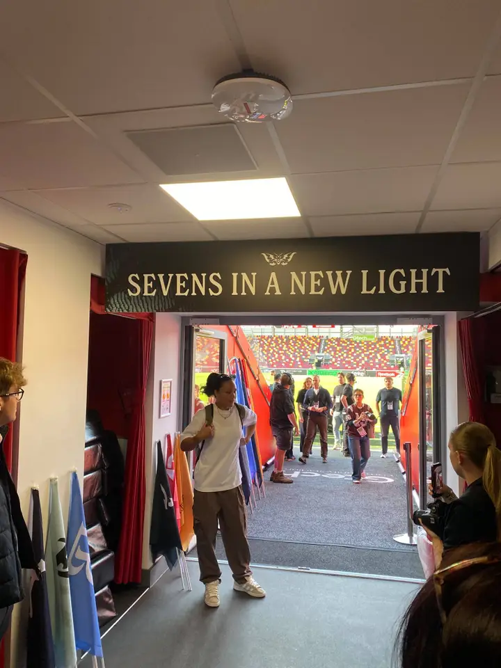 Ruby Tui at the Ultimate Sevens Final. 