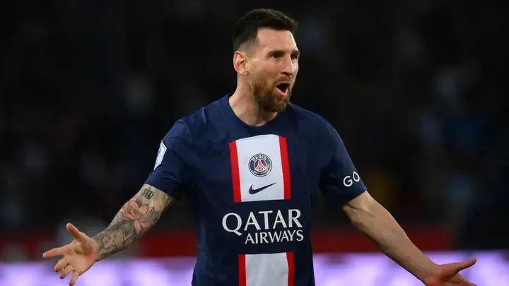 hvor mange macc8al har messi scoret for psg