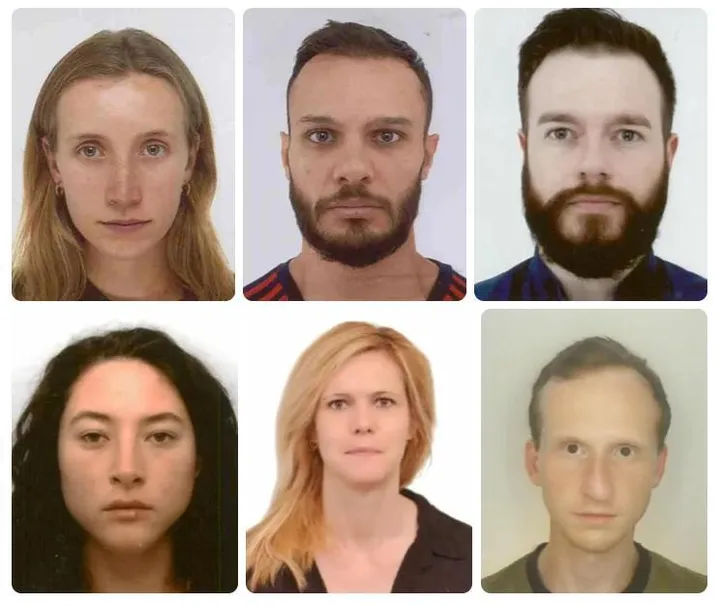 Volgens de Russische autoriteiten zijn dit de zes Britse agenten. Zij zouden actief zijn geweest om de Russische staat te ondermijnen.&nbsp;