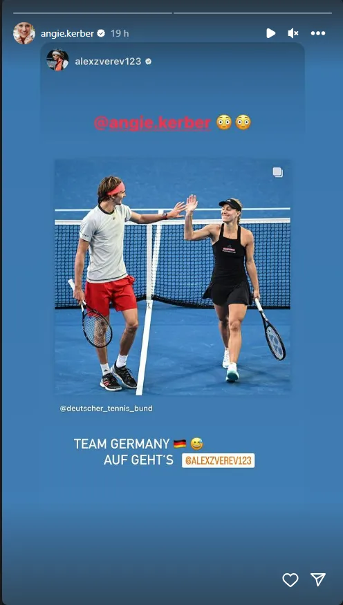 Alexander Zverev olha para a Equipa Alemanha: "Vamos lá"