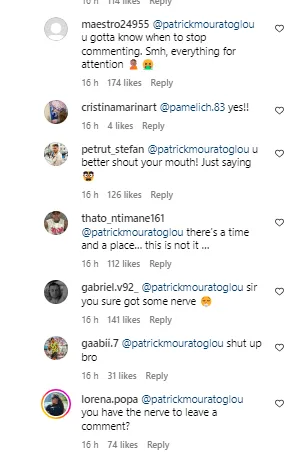 Outras reacções das 200 respostas ao comentário de Mouratoglou