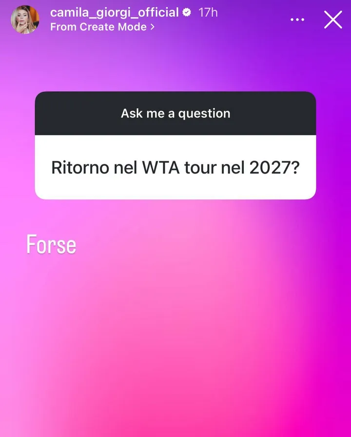 Giorgi Instagram stories