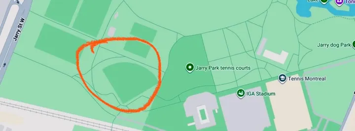 Map to show the new venue for the proposed Montreal stadium