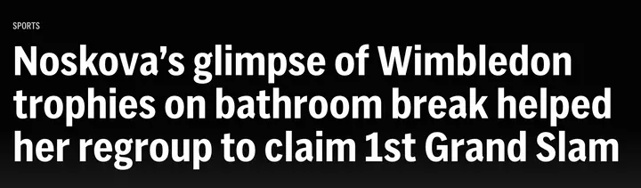 AP's second headline.