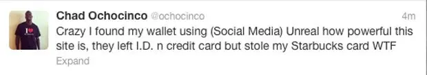 chad ochocinco happy tweet