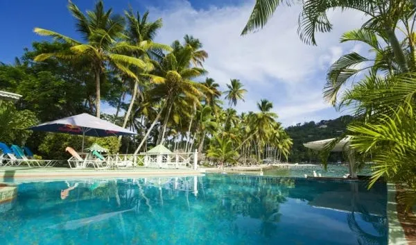 fantasy a gorgeous pool at the marigot beach club in st lucia