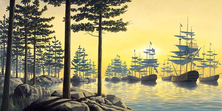 magic realism paintings rob gonsalves 23 880