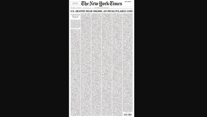 new york times frontpage